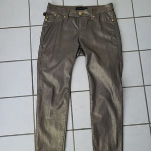 Gold Iridescent Jeans